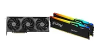 Newegg MSI Ventus GeForce RTX 5070 Ti and  64GB of Kingston FURY Beast DDR5-6000 RAM