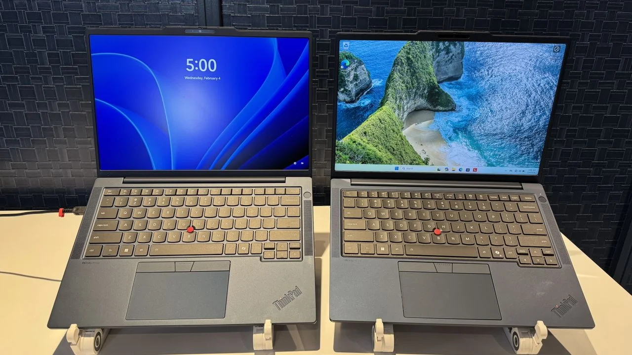 Lenovo brings a blue ThinkPad T14 to Mobile World Congress  — slew of new devices includes a Legion 7a with Strix Halo