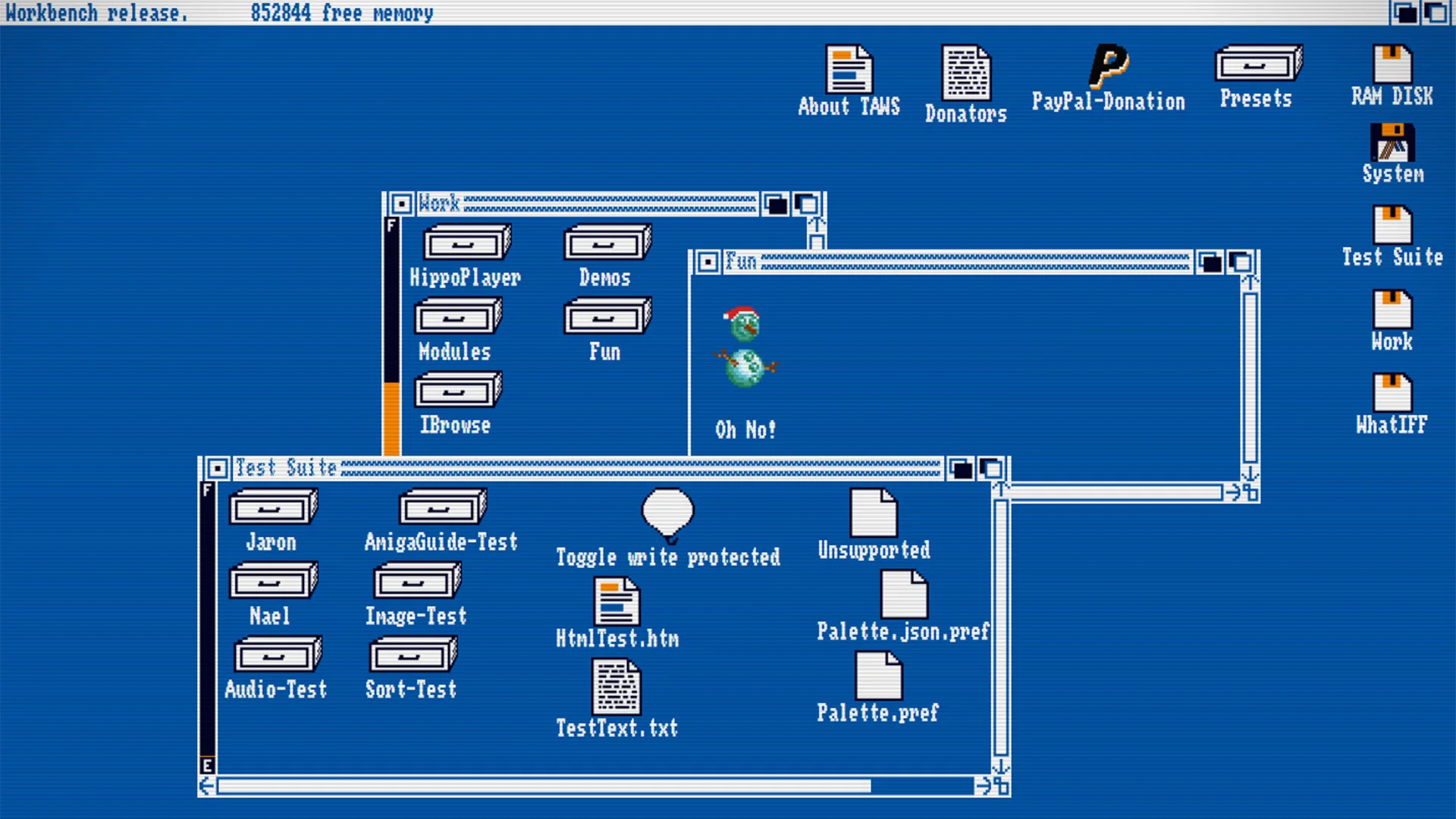 TAWS - The Amiga Workbench Simulation 
