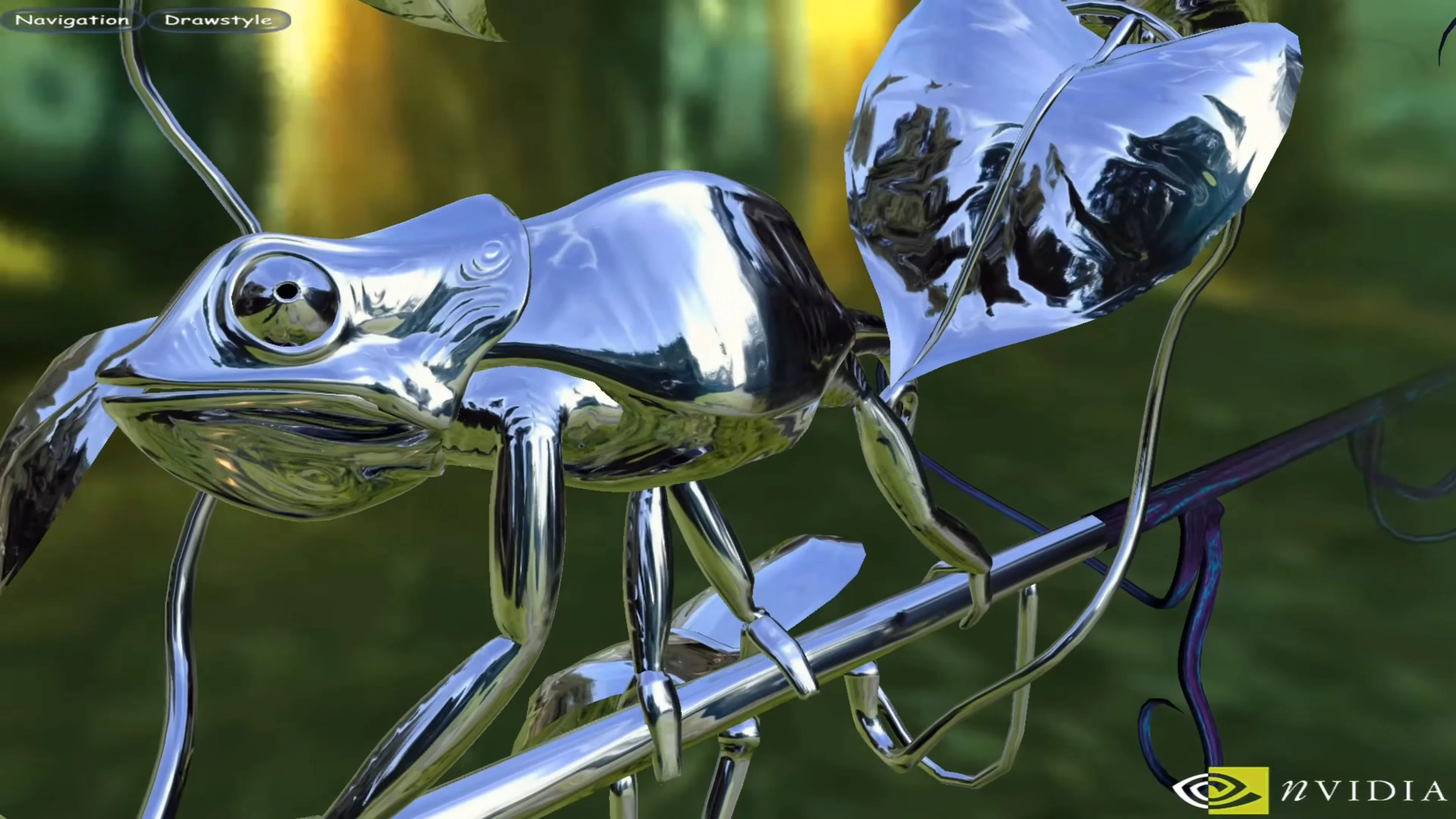 A screenshot from the NVIDIA Chameleon demo.