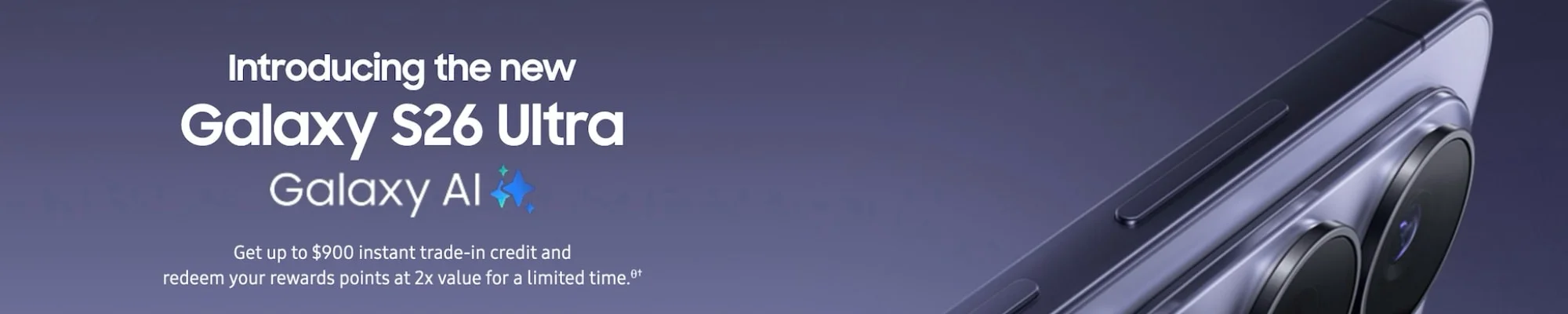 A blue sky with white text